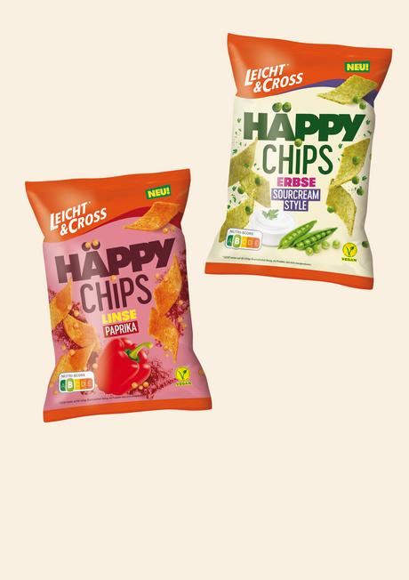 LEICHT&CROSS HÄPPY CHIPS vegan und Nutri-Score B