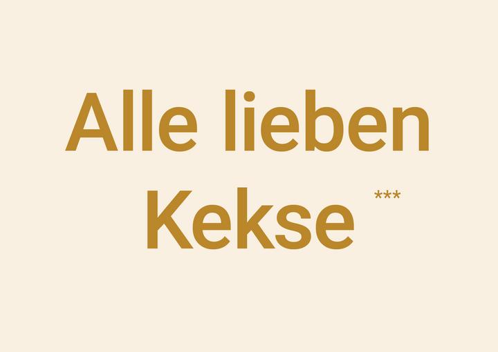 Deutsche lieben Kekse Deutsche lieben Kekse
