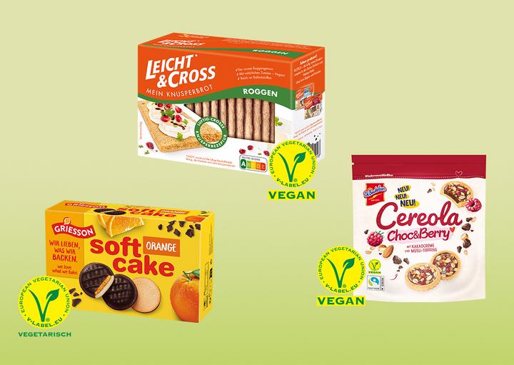 vegetarian and vegan products Griesson - de Beukelaer