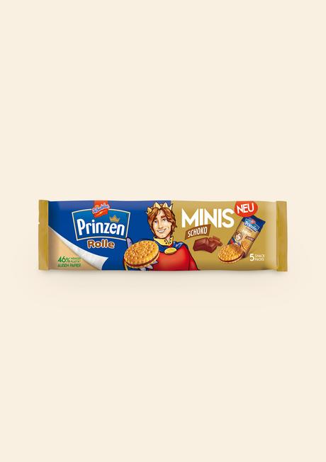 Schokoladig gefüllt und nachhaltiger verpackt: Prinzen Rolle Minis