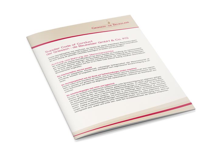 Supplier Code of Conduct GdB Supplier Code of Conduct GdB