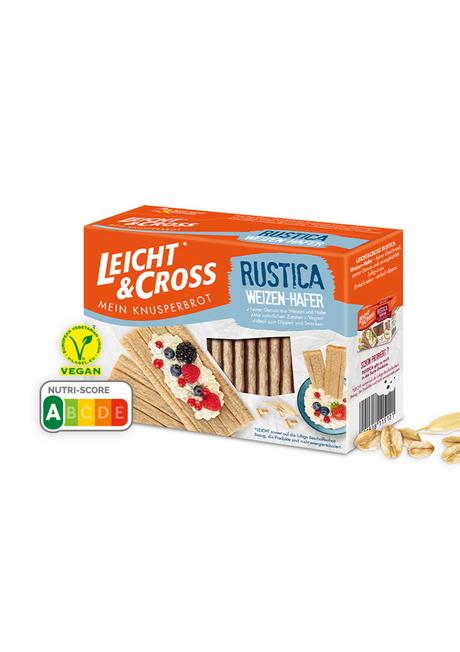 LEICHT&CROSS Rustica Knusperbrot Weizen-Hafer