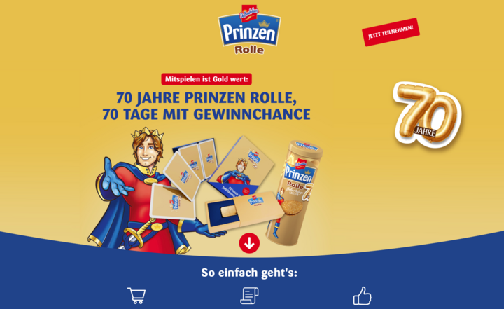 Gewinnspiel und Radio-Spot mit aufmerksamkeitsstarker Kampagne von Prinzen Rolle