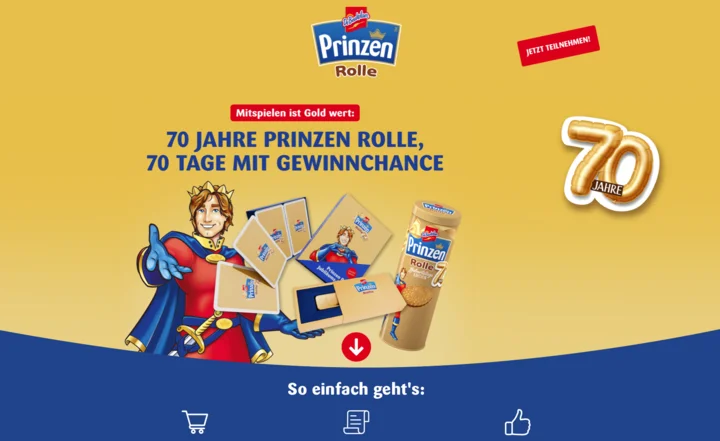 Gewinnspiel und Radio-Spot mit aufmerksamkeitsstarker Kampagne von Prinzen Rolle