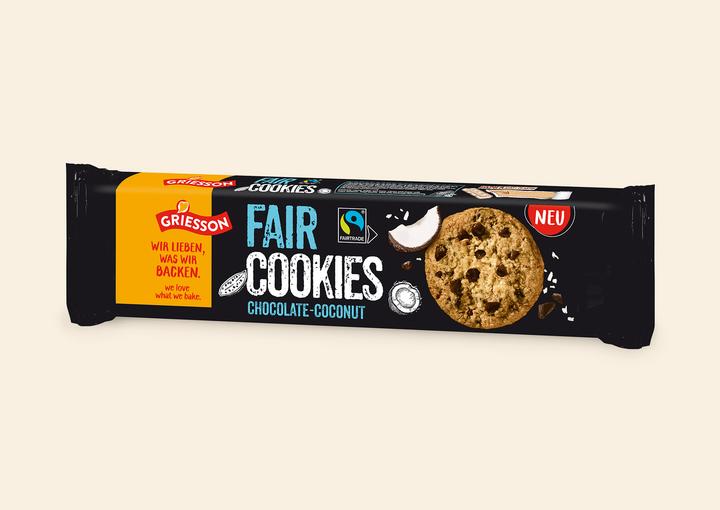 Fair und nachhaltig: Die neuen Griesson Fair Cookies Chocolate-Coconut